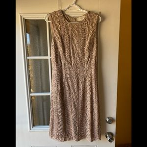 BHLDN polyester and sequin dress